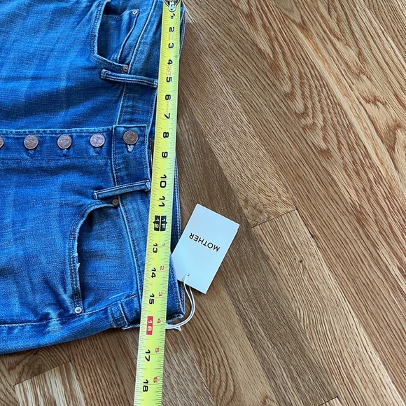 NWT Mother Pixie Dazzler Ankle Fray Beginner’s Luck Size 32 - Picture 10 of 16